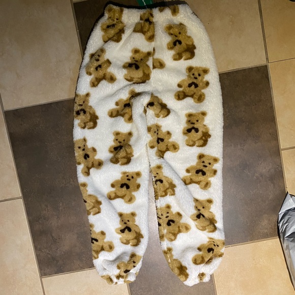 Soft teddy bear pajama pants - Picture 3 of 6